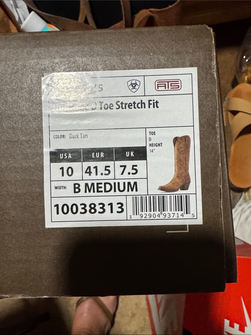 ARIAT Women’s Heritage D toe stretch fit cowboy boots MINT CONDITION!! - Picture 14 of 14